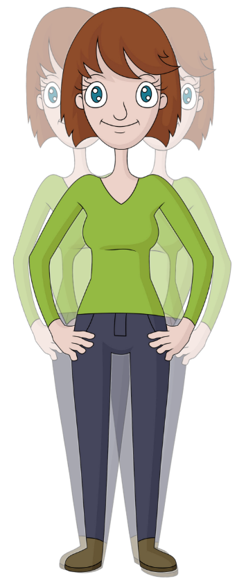 vector image of steady