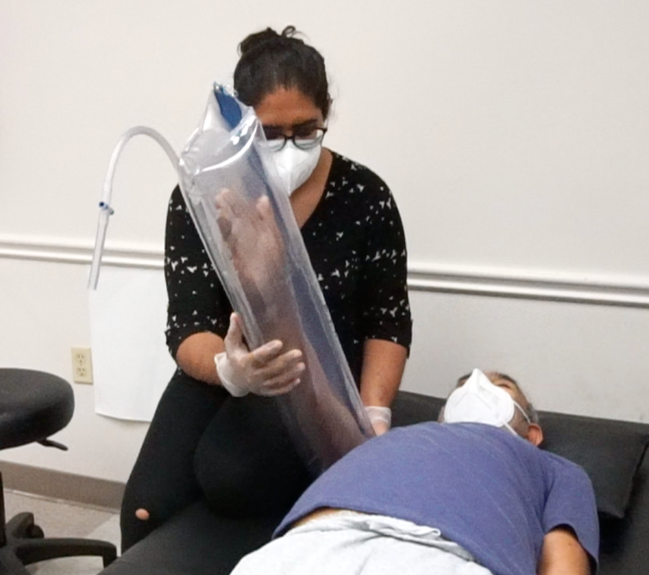 urias air splint shoulder range of motion