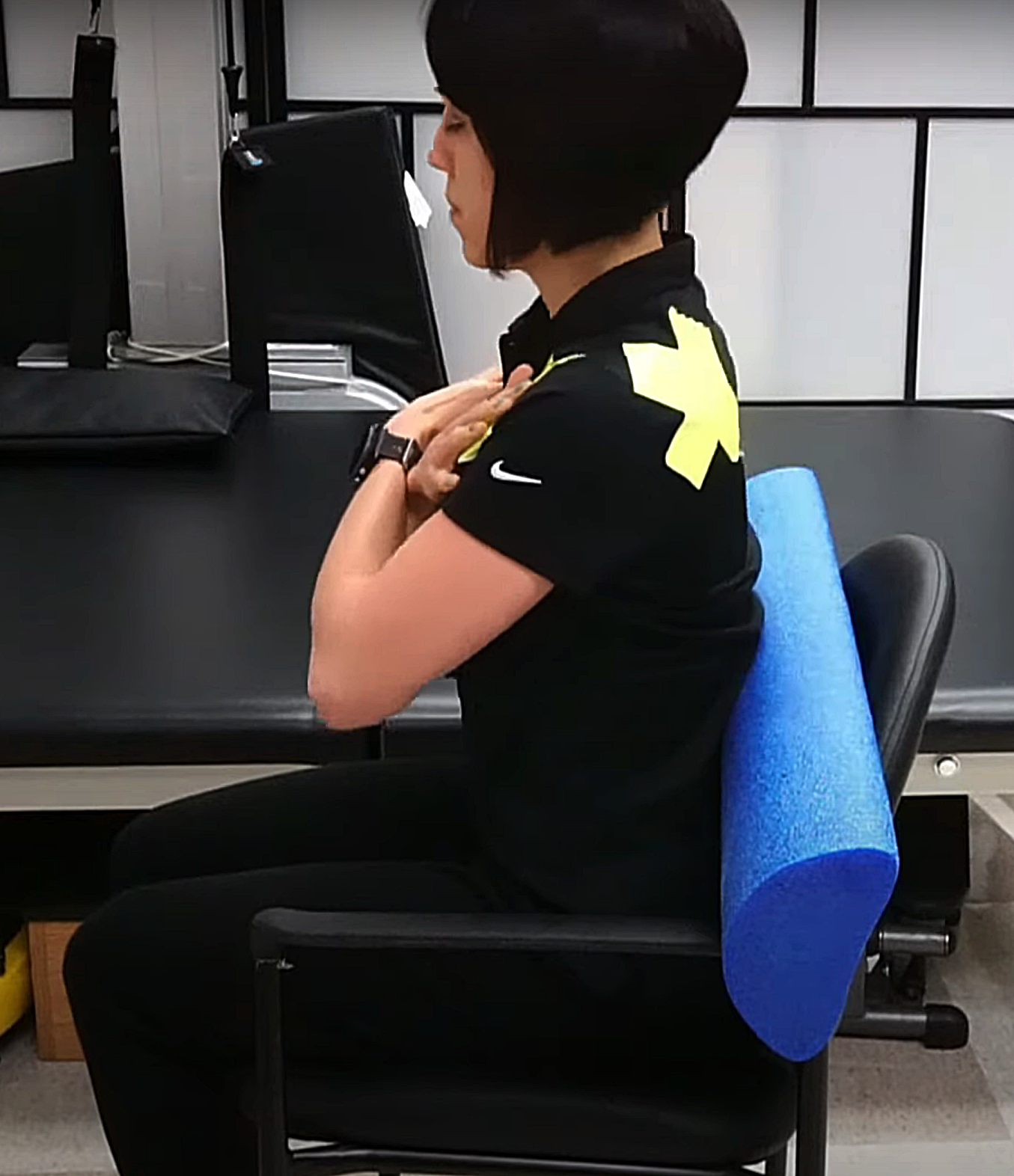 thoracic spine exercise starting position